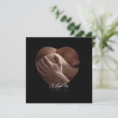 Ich Liebe uns Grußkarte (Stehend Vorderseite)