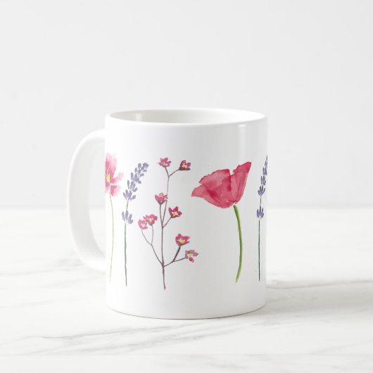 "ICH LIEBE UNSER LEBEN" KAFFEETASSE (Vorderseite Links)
