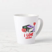 Ich Liebe Unterrichten der neuesten Tasse (Rechte Ecke)