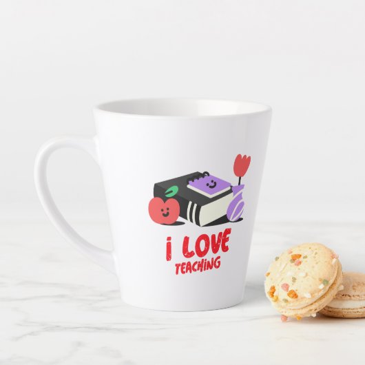 Ich Liebe Unterrichten der neuesten Tasse (Beispiel)