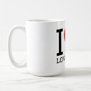 Ich liebe Unzertrennliche Kaffeetasse