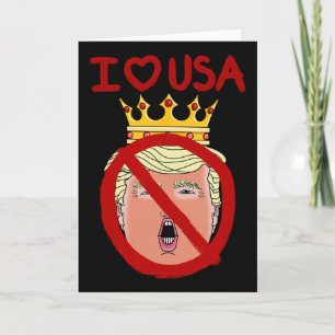 Ich liebe USA Anti Trump 2024  Karte