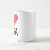 Ich liebe USA  Kaffeetasse (Mittel)