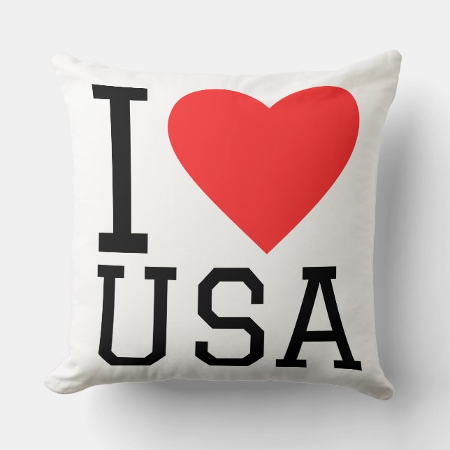 Ich liebe USA  Kissen (Vorderseite)