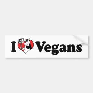 Ich liebe Veganer-Aufkleber Autoaufkleber