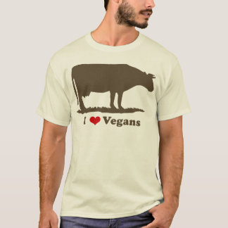 Ich liebe Veganer T-Shirt