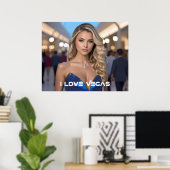 ICH LIEBE VEGAS POSTER (Heimbüro)