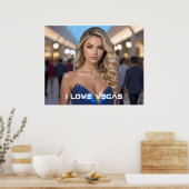 ICH LIEBE VEGAS POSTER (Küche)