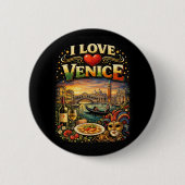 Ich liebe Venedig Button (Vorderseite)