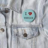 Ich liebe Venedig Button (Beispiel)