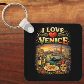 Ich liebe Venedig Schlüsselanhänger (Vorderseite)