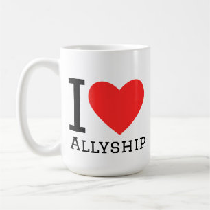 Ich liebe Verbundenheit Kaffeetasse