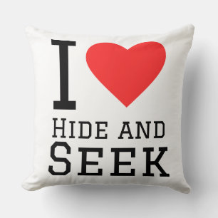 Ich liebe Versteckspiel  Kissen