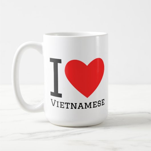 Ich liebe Vietnamesisch Kaffeetasse (Links)