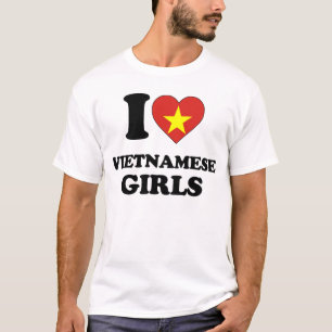 Ich Liebe vietnamesische Mädchen T-Shirt