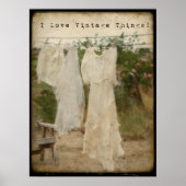 Ich Liebe Vintage Dinge! Poster (Vorne)