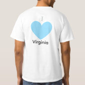 Ich liebe Virginia T-Shirt (Rückseite)