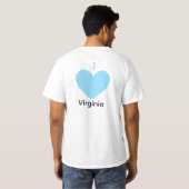 Ich liebe Virginia T-Shirt (Schwarz voll)