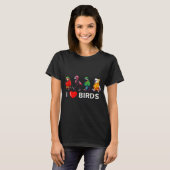 ICH LIEBE VÖGEL T-Shirt (Vorne ganz)