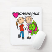 Ich liebe Volksfeste Mousepad (Mit Mouse)