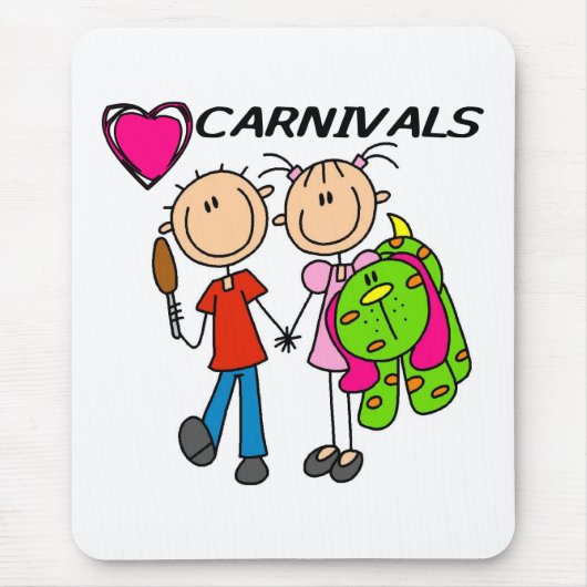 Ich liebe Volksfeste Mousepad (Vorne)