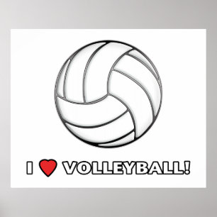 Ich Liebe Volleyball! Poster