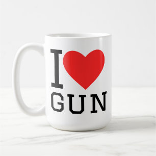 Ich liebe Waffe Kaffeetasse