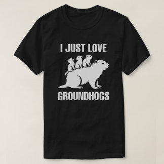 Ich liebe Waldmurmeltiere T-Shirt