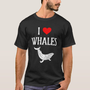 Ich Liebe Wale Ich höre Wale Meeressäugewale T-Shirt