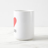 Ich liebe Walrosse Kaffeetasse (Mittel)