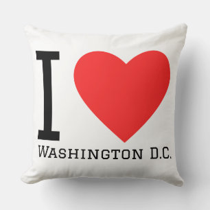 Ich liebe Washington D.C. Kissen