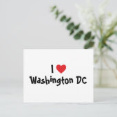 Ich liebe Washington DC Postkarte (Stehend Vorderseite)