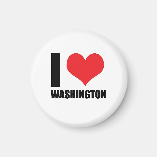 Ich liebe Washington Magnet (Vorne)