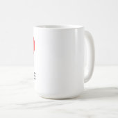 Ich liebe Wassermann Kaffeetasse (VorderseiteRechts)