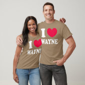 Ich liebe Wayne Mädchen T-Shirt (Unisex)