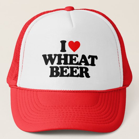 ICH LIEBE WEIDE BIER TRUCKERKAPPE (Vorderseite)