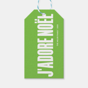 Ich liebe Weihnachten! Geschenkanhänger