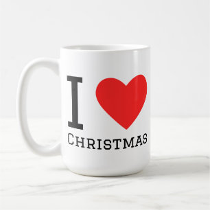 Ich liebe Weihnachten Kaffeetasse
