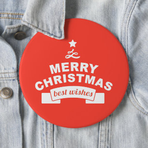 Ich Liebe Weihnachten mit Mitgefühl Button