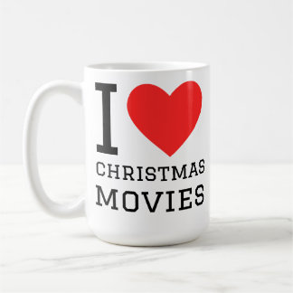 Ich liebe Weihnachtsfilme Kaffeetasse