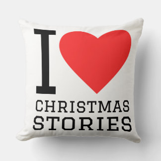 Ich liebe Weihnachtsgeschichten  Kissen