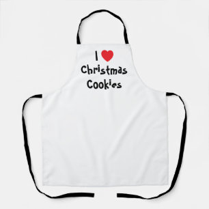 Ich liebe Weihnachtskekse Schürze