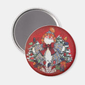 Ich Liebe Weihnachtsmagnet Magnet (Vorderseite/Rückseite)