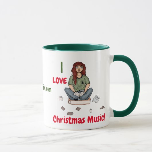 Ich Liebe Weihnachtsmusik! Tasse (Rechts)