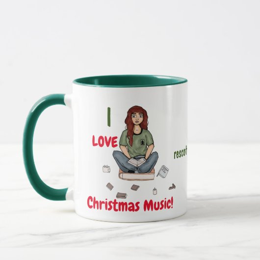Ich Liebe Weihnachtsmusik! Tasse (Links)