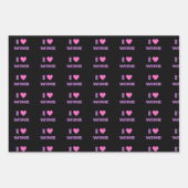 Ich Liebe Wein, Liebe Wein Geschenkpapier Set (Vorderseite 2)