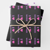 Ich Liebe Wein, Liebe Wein Geschenkpapier Set (Beispiel)