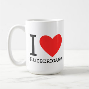 Ich liebe Wellensittiche Kaffeetasse
