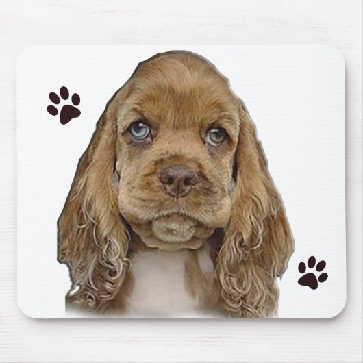 Ich liebe Welpen-Mauspad Mousepad (Vorne)