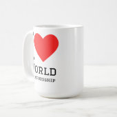 Ich liebe Weltmeisterschaften Kaffeetasse (Vorderseite Links)